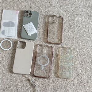iPhone 15 pro max cases and screen protector